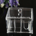 manufacture transparent crystal jewelry storage box cosmetic case plastic box container